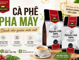 Cà phê pha máy dành cho quán mới mở – Nền tảng tạo nên thành công cho quán cà phê
