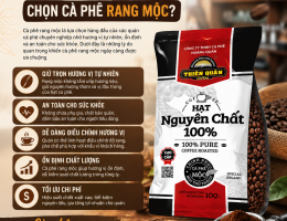Vì sao nhiều quán chọn cà phê rang mộc?
