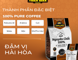 CÀ PHÊ HẠT NGUYÊN CHẤT – XU HƯỚNG TIÊU DÙNG HIỆN ĐẠI