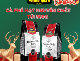 Giáng Sinh Ấm Áp Cùng Thiên Quân Coffee – Hương Vị Cà Phê Nguyên Chất Cho Mùa Lễ Hội 2025