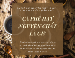 CÀ PHÊ HẠT NGUYÊN CHẤT LÀ GÌ?