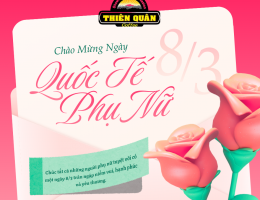 CHÚC MỪNG NGÀY QUỐC TẾ PHỤ NỮ 8/3 – THIÊN QUÂN COFFEE