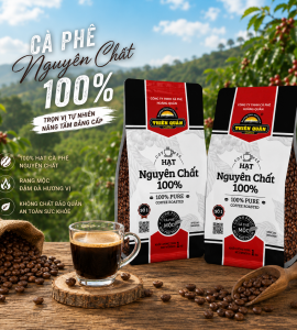 Cà phê hạt nguyên chất Cao Cấp 1kg