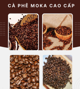Cà phê hạt Moka Thiên Quân