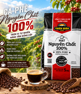 Cà phê hạt Nguyên Chất – Special Organic túi 5kg 